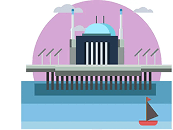 Ilustrasi landmark Sulawesi Selatan.